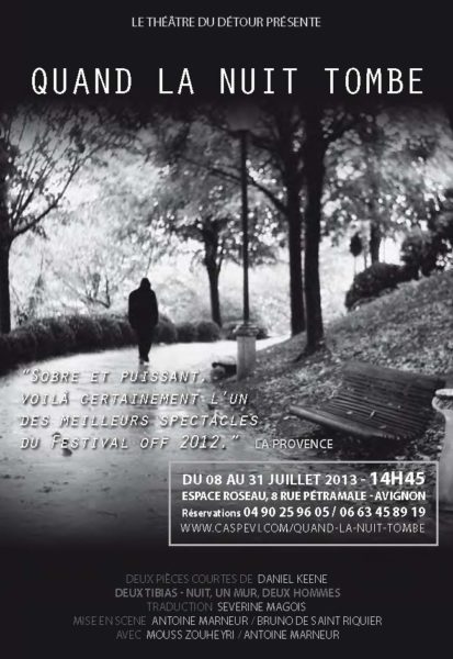 Quand la nuit tombe Cie Théâtre du Détour